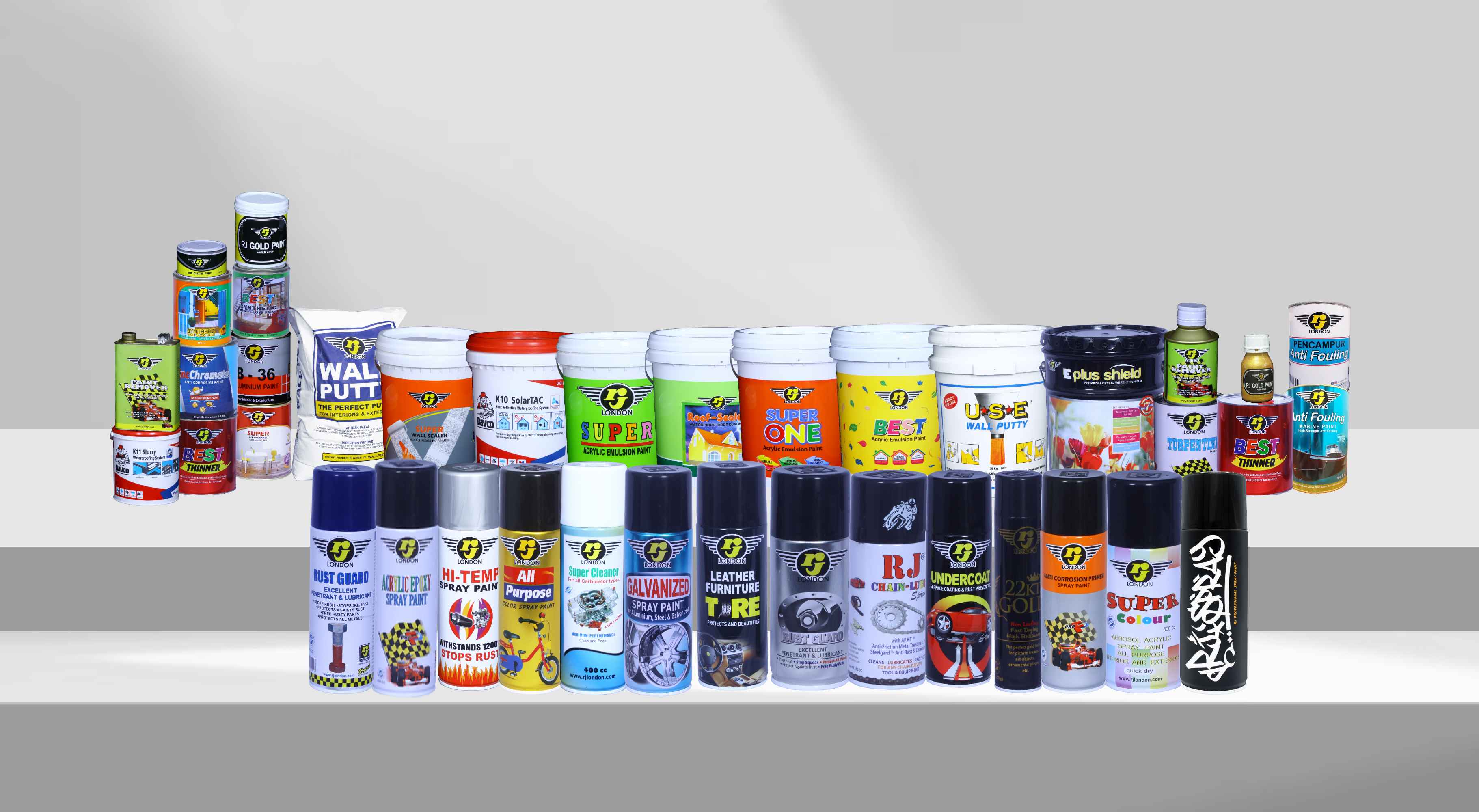 Merk Cat Semprot Terbaik RJ Spray Paint RJ London
